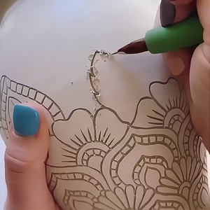 Set di Utensili per Intaglio Ceramica Bview Art con Punta Diamantata - Coltello a Punta Fine per Scultura in Argilla e Decorazione <span class=keywords><strong>Sgraffito</strong></span> - Product Image 3