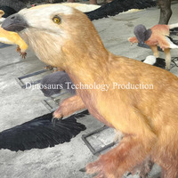 Dinosaure animatronique miniature sur mesure pour exposition de Beipiaosaurus en musée intérieur, robot pour le divertissement des enfants
