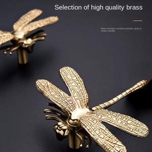 French Brass Little Angel Retro Modern Design Durable Handle for Living Room Cabinets - Product Image 4