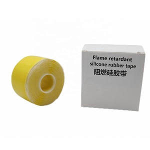 Ngọn lửa chống cháy <span class=keywords><strong>Silicone</strong></span> cao su tự nung chảy sửa chữa băng dính dừng rò rỉ Con dấu liên kết bọc băng 50mm * 0.8mm * 5m - Product Image 5