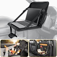 Volant 3 en 1 Plateau pour manger Siège arrière de voiture Bureau pour ordinateur portable Sac de bureau multifonctionnel Table de travail pour écrire