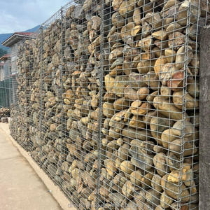 Geotextile Lined Welded <strong>Gabion</strong> Bastion for Fire Protection, Sand Filled Defensive Barrier <strong>Fence</strong> for Site Security - Product Image 1