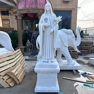 Estatua <span class=keywords><strong>de</strong></span> <span class=keywords><strong>Santa</strong></span> Catalina <span class=keywords><strong>de</strong></span> <span class=keywords><strong>Siena</strong></span> <span class=keywords><strong>de</strong></span> Tamaño Real, Figura Religiosa Católica, Escultura <span class=keywords><strong>de</strong></span> Mármol <span class=keywords><strong>de</strong></span> la <span class=keywords><strong>Santa</strong></span> Profesora, BLVE - Product Image 1