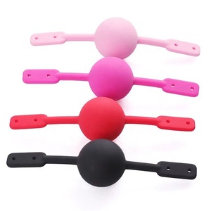 Vente en gros adulte BDSM esclave jeu érotique jouets SM jouets sexuels silicone solide balle Gag cuir <span class=keywords><strong>fouet</strong></span> collier et pagaie - Product Image 1