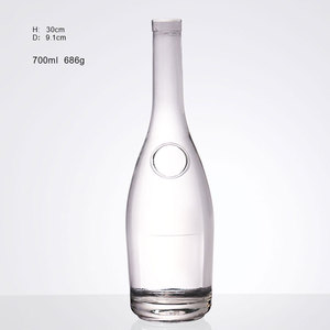 Bottiglie in Vetro Trasparente da 200ml, 350ml, 500ml, 1L, <span class=keywords><strong>Bottiglia</strong></span> Personalizzata per Liquori e Vodka - Product Image 5