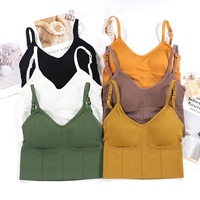 Soutien-gorge de sport sans couture pour filles, bustier pour la poitrine, enveloppé