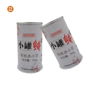 Metal tin can packaging of 300g round plant vegetable seeds for mass production of agriculture