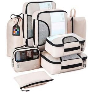 Juego de 8 Organizadores de Viaje Plegables, Impermeables y de Gran Capacidad, en Poliéster Ripstop, Venta al Por Mayor - Product Image 1