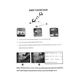 Portable Mini <strong>Exercise</strong> Bikes Pedal Exerciser Indoor Cycling <strong>Bik</strong>, for Arms or Legs Can Be Used As Physical Therapy, Workout Tools - Product Image 6