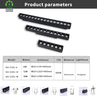 Tuya Zigbee Smart Dimmable Magnetic Track Spot Lights DC24V 5MM Ultra Narrow Spotlight Système d'éclairage de piste magnétique
