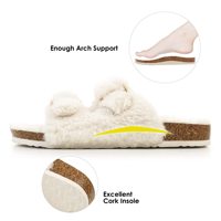 Sandales orthopédiques pour femmes, chaussures souples, confortables, confortables et ajustables, pour la maison, pantoufles orthopédiques à enfiler, collection