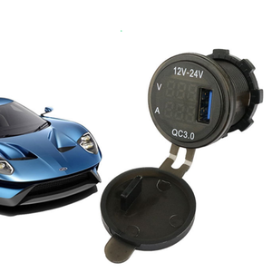 Voltímetro amperímetro inalámbrico 12-24V QC3.0 con pantalla roja azul <span class=keywords><strong>verde</strong></span> - Product Image 3