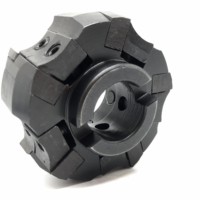Tête de coupe rotative à 90 degrés pour fraisage CNC intensif, tête de coupe volante 125/160/200, 42CrMo 55HRC OEM