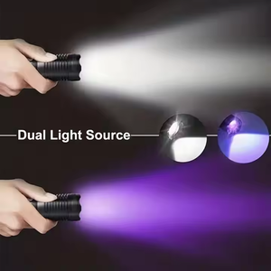 Linterna recargable blanca y UV con zoom de doble, 10W, ultravioleta, 395nm, para detector de orina ámbar para mascotas, Scorpion Blacklight - Product Image 2