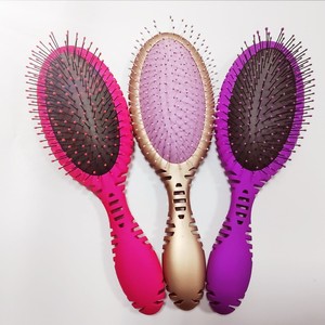 Nhà Sản Xuất Ban Đầu Của Mới Tốt Kim Làm Tóc Lược Sử Dụng Nhà Với Rỗng Rượu Sâm Banh Màu Đỏ Và Màu Sắc Tươi Sáng Nhựa Xử Lý - Product Image 1