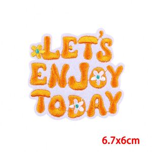 En gros : Patchs brodés thermocollants pour casquettes de camionneur, Badges, Patchs brodés personnalisés, Patchs lettres et motifs floraux pour vêtements - Product Image 4