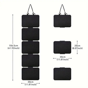Pannello di stoccaggio per gioielli in feltro da parete uso commerciale/domestico facile organizzazione comodi slot per collane - Product Image 6