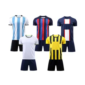 Custom Soccer Jersey Top Thailand quality 2022/23 club Men's soccer jersey uniform football kits football team jersey kit