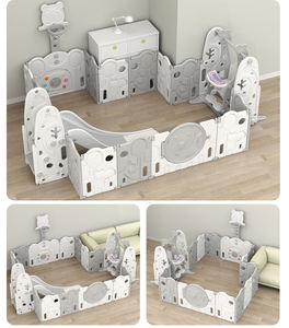 <span class=keywords><strong>Parque</strong></span> Infantil para Bebés, Corralito Plegable para <span class=keywords><strong>el</strong></span> Hogar, Corralitos para Bebés, Valla para Niños Pequeños, Corralito para Bebés con Tapete - Product Image 3