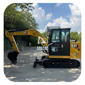 รถขุดขนาดเล็ก CAT305.5 สภาพดี ขายเครื่องจักรงานดิน CATERPILLAR 305.5 306 307 307.5 เครื่องยนต์แท้ CE EPA - Product Image 1
