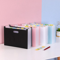 Porte-documents vertical multi-couches A4 en PP, organiseur de documents de bureau, dossier portable
