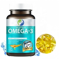 Capsules d'huile de poisson oméga-3 3-6-9 en gélules souples, suppléments, fabricant, vente en gros, halal, 1000mg, capsules d'huile de poisson oméga-3 de krill