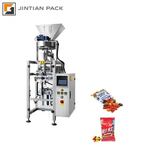 Tas Kecil Isi Otomatis Cangkir Volumetrik Mesin Pengepakan Bubuk Pencuci Nasi Garam Gula Popcorn