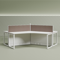 Panneau de séparation de bureau en aluminium de 60 mm, acoustique et offrant de l'intimité, pour hôpital, entrepôt, espace commercial