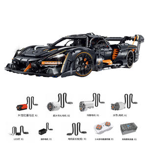 GULY 10646 Ayrton Senna, Bloques de Construcción Metálicos de Auto de Carreras, Modelo a Escala 1:8, Juguete de 62.3 cm de Largo, Compatible con Niños de 8 a 13 Años - Product Image 5