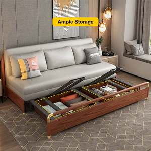 <span class=keywords><strong>Canapé</strong></span>-Lit <span class=keywords><strong>Convertible</strong></span> Moderne <span class=keywords><strong>3</strong></span> <span class=keywords><strong>Places</strong></span> avec Rangement, Multifonctionnel et Pliant, pour Hôtel ou Salon - Product Image 3