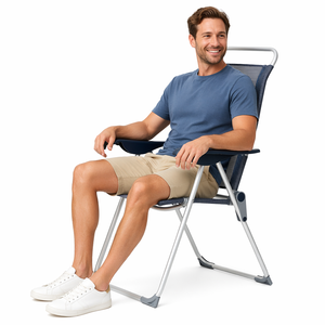 Silla de <span class=keywords><strong>Camping</strong></span> Plegable de Aluminio Simple <span class=keywords><strong>y</strong></span> Cómoda para Exteriores - Product Image 6