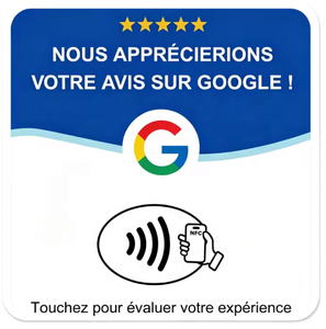 ฝรั่งเศส NFC <span class=keywords><strong>Avis</strong></span> Google พร้อมโค้ดแตะเพื่อรีวิว สำหรับร้านอาหาร คาเฟ่ โรงแรม สำหรับร้านเสริมสวย สปา บูติก ร้านค้า - Product Image 2