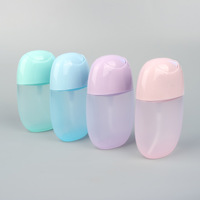 Flacon pulvérisateur de parfum portable de 50 ml, forme d'œuf ovale, design unique, pour cosmétiques, format voyage.