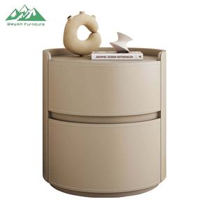 Wayon 热销实木边桌北欧简约公寓床头柜带2个抽屉卧室用 - Product Image 1