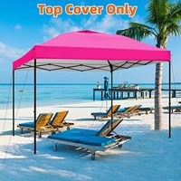 Publicité 2x2m Extérieur En Aluminium Promotion Personnalisé Imprimé Golf Carré Patio Jardin Plage Marché Parapluie Extérieur