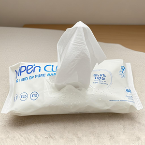 Salviette per Neonati Organiche Mini Portatili OEM, Salviette Usa e Getta per la Pulizia Intima del Bambino - Product Image 1