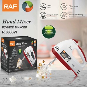 <span class=keywords><strong>Batidora</strong></span> <span class=keywords><strong>de</strong></span> Mano Eléctrica RAF <span class=keywords><strong>de</strong></span> 260W, 7 Velocidades, Doble Varilla Mezcladora para Hornear, Cocinar y Batir Crema, Disponible en Varios Colores - Product Image 4