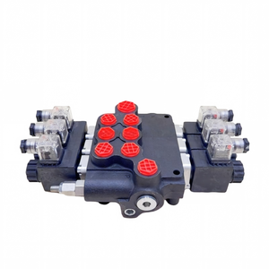 Vanne de commande directionnelle monobloc hydraulique à solénoïde à 3 bobines à centre ouvert Huamao 3Z80-AAA-ES3-12/24VDC-G, débit 90L/min, 300 bars - Product Image 3