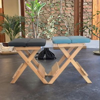 Chaise de yoga pliable professionnelle en bois massif, portable, pour Pilates, accessoires de studio, tabouret, banc pour l'exercice et l'entraînement, durable