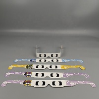 Lunettes de soleil en papier jetables unisexes avec logo personnalisé et design de marque Lunettes 3D en papier