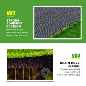 <span class=keywords><strong>Césped</strong></span> <span class=keywords><strong>Artificial</strong></span> de Plástico Encastrable de 10 mm, Resistente al Fuego, de Alta Densidad, Ecológico, Duradero, Impermeable, para Jardín, 5+ - Product Image 6