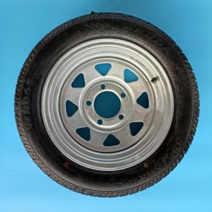 Lốp 195/50r13c với màu đen 13x5.5 trên 5-114.3 rim Trailer lốp rim - Product Image 6
