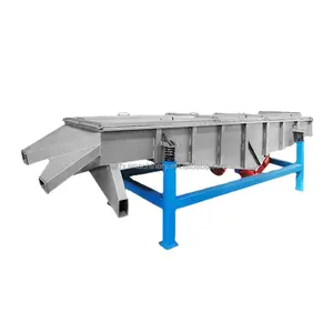 Three deck linear vibrating screen machine vermicompost sieving separator suppliers