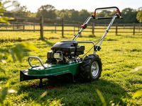 Débroussailleuse autotractée à essence haute puissance KONTORY KPT560S-PRO, tondeuse à gazon manuelle, coupe-herbe professionnel DIY