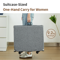Lit pliant en métal de petite taille, nouveau design, 6 niveaux réglables, éponge épaisse, pour bureau, hôtel, maison