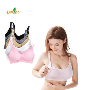Soutien-gorge d'allaitement en Nylon de <span class=keywords><strong>grande</strong></span> <span class=keywords><strong>taille</strong></span> avec boucle frontale sans fil, sans couture, pour le sommeil, la <span class=keywords><strong>grossesse</strong></span> et l'allaitement - Product Image 5
