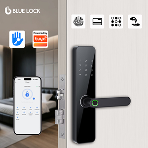 Serrure de porte intelligente Bluelock, empreinte digitale, mot de passe, application, télécommande, serrure électronique pour porte d'entrée d'appartement - Product Image 4
