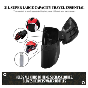 Borse Rigide per Moto con Kit di Montaggio Resistente per <span class=keywords><strong>Harley</strong></span> Touring Softail Sportster XL Suzuki BMW - Product Image 5