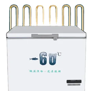 Counter Factory Direct Sales Supermarket Top Open Chest Freezer Horizontal Refrigerator Counter Deep Freezer Cabinet