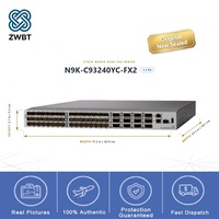 Cisco Network Switches Cisco Switch Nexus 9000 Series 48p SFP 12p QSFP28 N9K-C93240YC-FX2